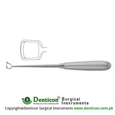 Beckmann Adenoid Curette Fig. 5 Stainless Steel, 22.5 cm - 8 3/4" Width 21.0 mm